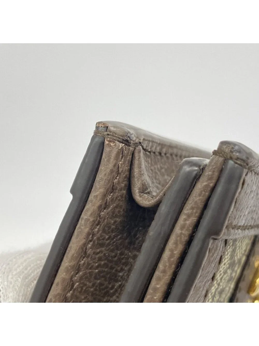 Gucci Wallet Ophidia Brown Gold - Picture 5 of 6